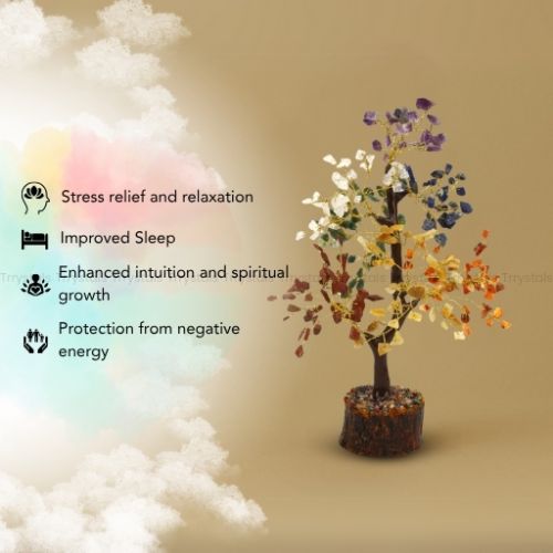 Seven Chakra Crystal Tree