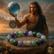 Aquarius Zodiac Bracelet