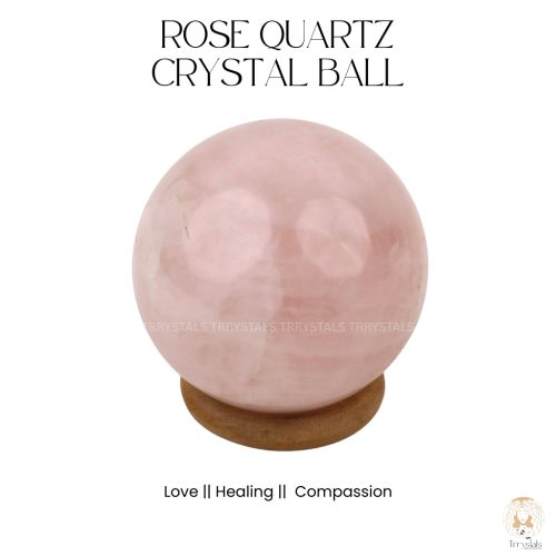Rose Quartz Crystal Ball