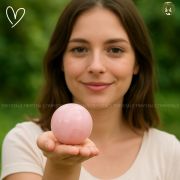 Rose Quartz Crystal Ball