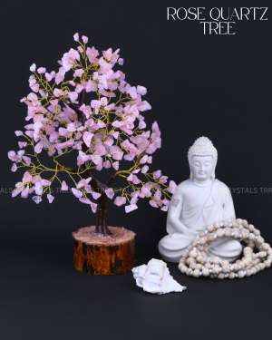 Rose Quartz Crystal Tree