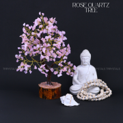 Rose Quartz Crystal Tree