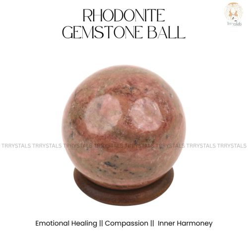 Rhodonite Crystal Ball
