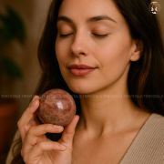 Rhodonite Crystal Ball
