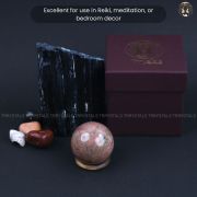 Rhodonite Crystal Ball
