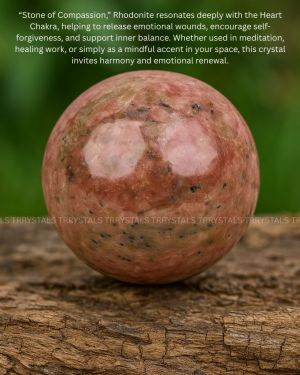 Rhodonite Crystal Ball