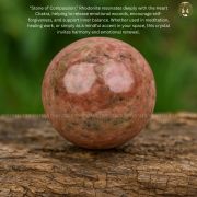 Rhodonite Crystal Ball