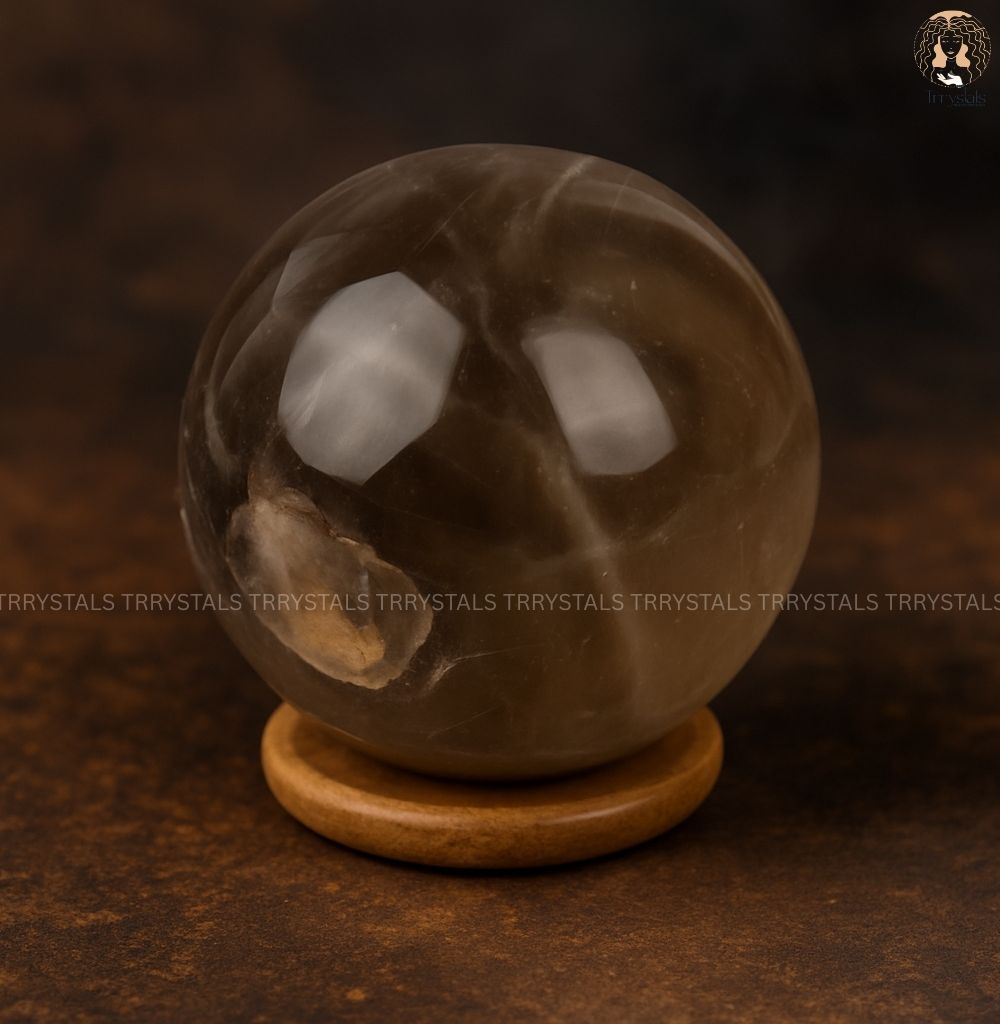 Smoke Quartz Crystal Ball