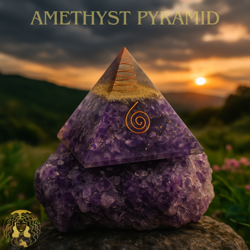 Amethyst Crystal Pyramid