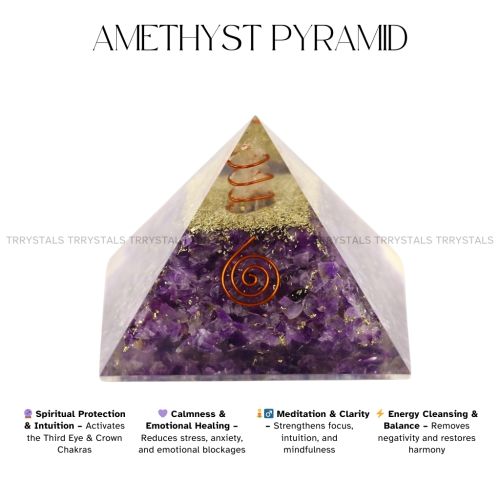 Amethyst Crystal Pyramid