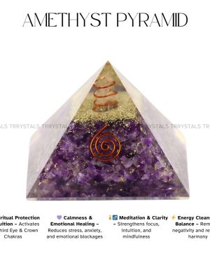 Amethyst Crystal Pyramid