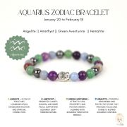 Aquarius Zodiac Bracelet