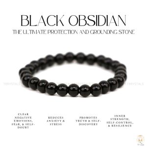 Black Obsidian Bracelet