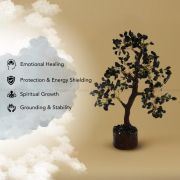 Black Obsidian Crystal Tree