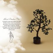 Black Obsidian Crystal Tree
