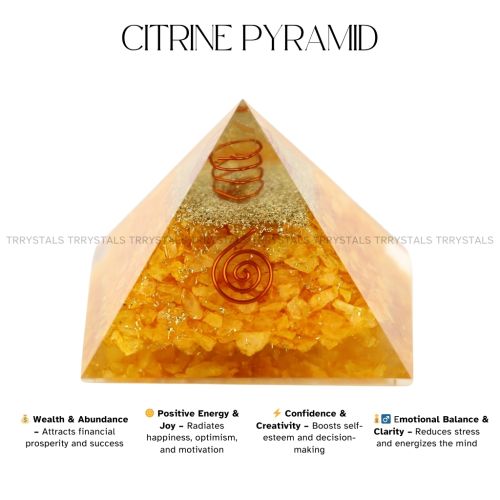Citrine Crystal Pyramid