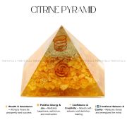 Citrine Crystal Pyramid