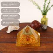 Citrine Crystal Pyramid