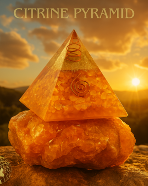 Citrine Crystal Pyramid
