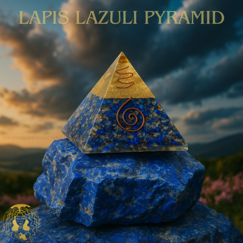 Lapiz Lazuli Crystal Pyramid