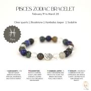 Pisces Zodiac Bracelet