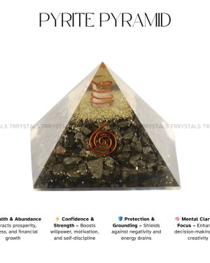 Pyrite Crystal Pyramid