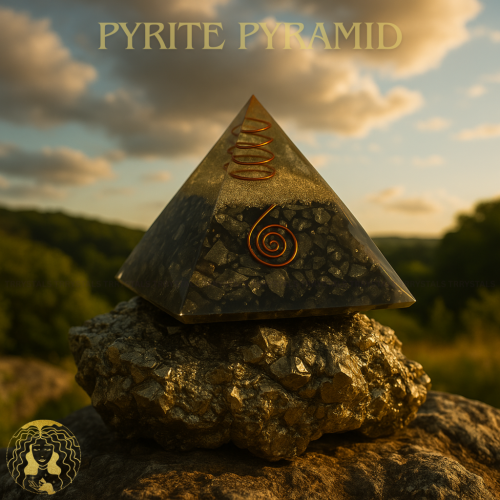 Pyrite Crystal Pyramid