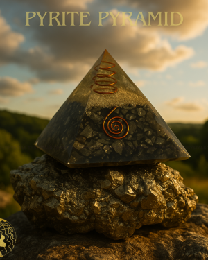 Pyrite Crystal Pyramid