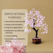 Rose Quartz Crystal Tree