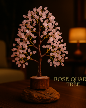 Rose Quartz Crystal Tree