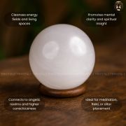 Selenite Crystal Ball