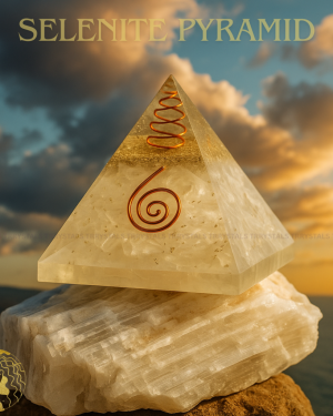 Selenite Crystal Pyramid