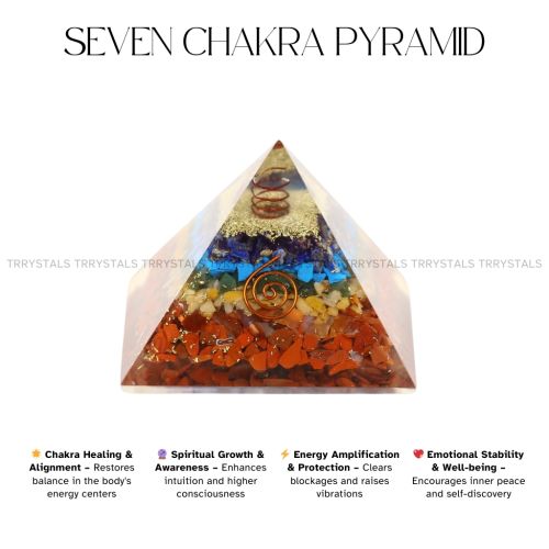Seven Chakra Crystal Pyramid