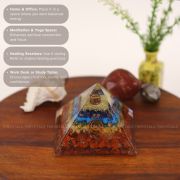Seven Chakra Crystal Pyramid