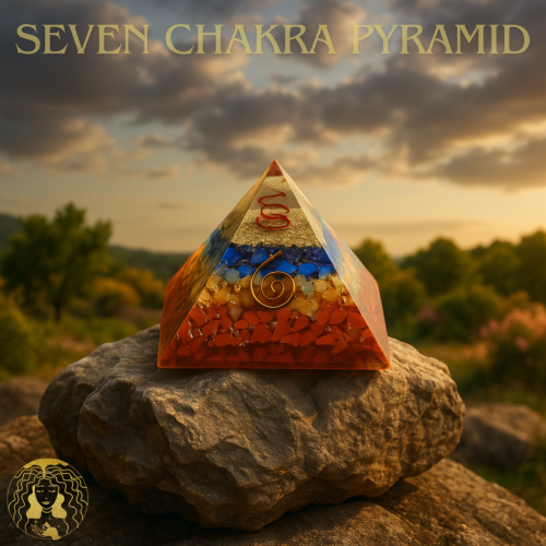 Seven Chakra Crystal Pyramid