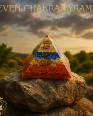 Seven Chakra Crystal Pyramid