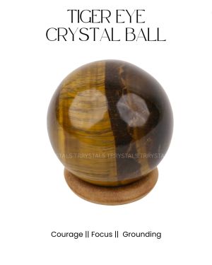 Tiger Eye Crystal Ball