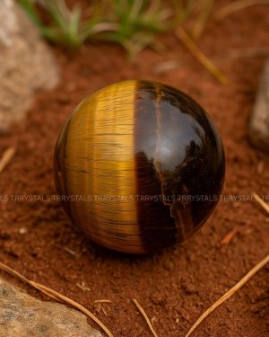 Tiger Eye Crystal Ball