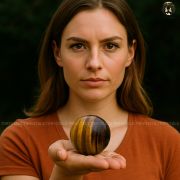 Tiger Eye Crystal Ball