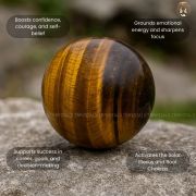 Tiger Eye Crystal Ball