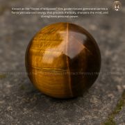 Tiger Eye Crystal Ball