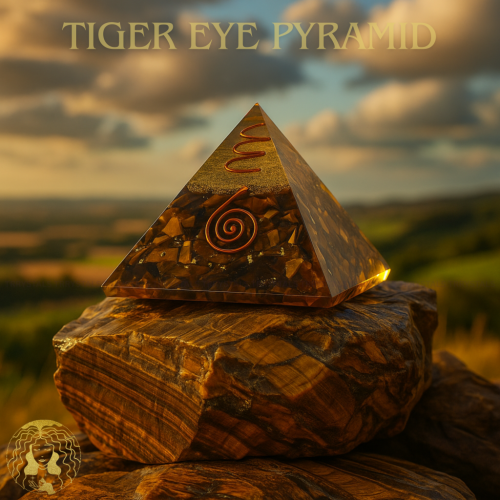 Tiger Eye Crystal Pyramid