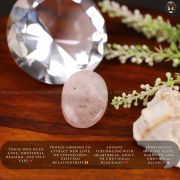 Rose Quartz Gemstone Coin