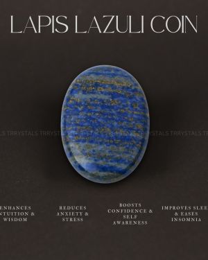 Lapis Lazuli Gemstone Coin