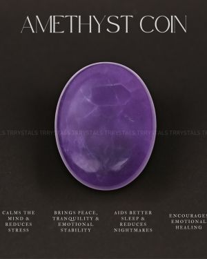 Amethyst Gemstone Coin