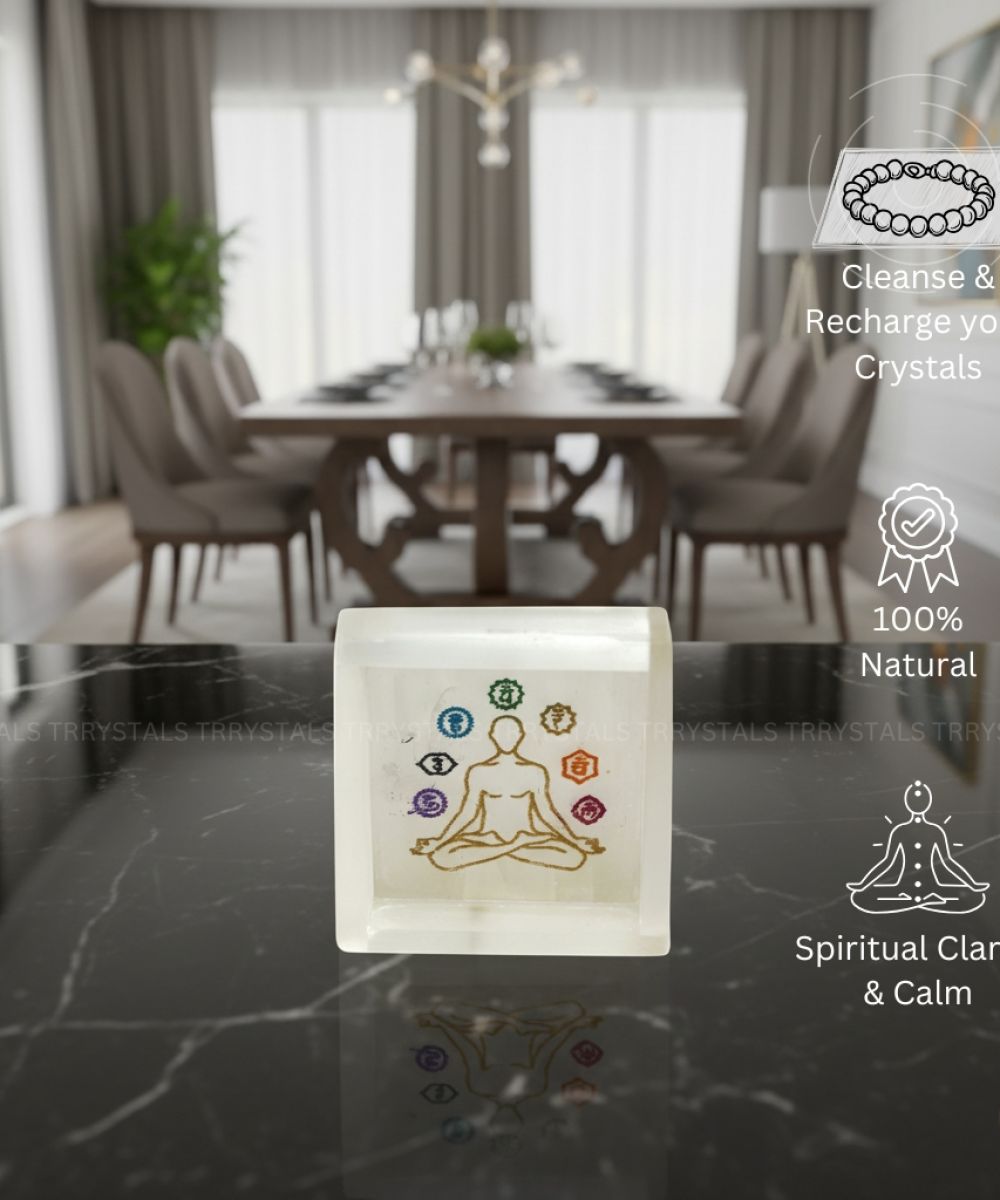 Selenite Box: Seven Chakra