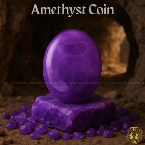 Amethyst Gemstone Coin