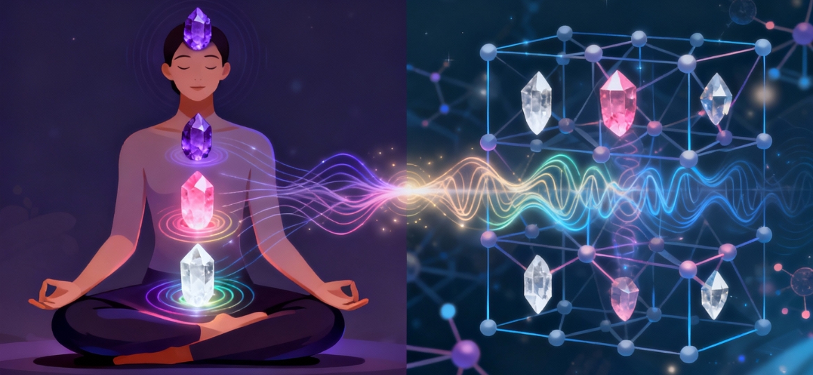 Core Behind Crystals Supporting Us