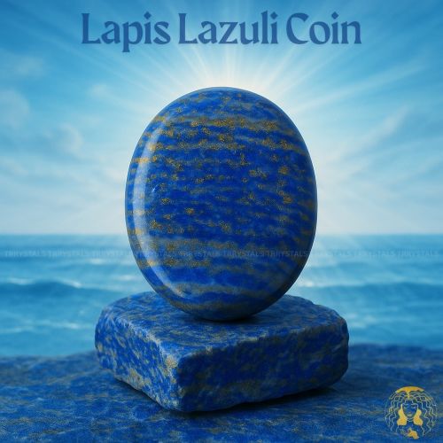 Lapis Lazuli Gemstone Coin